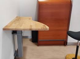 Sit Stand Wall Table Conset 501 7 Wall