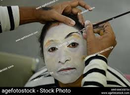 mime makeup stock photos and images