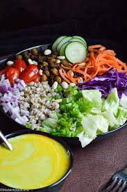 vegan barley salad with y turmeric
