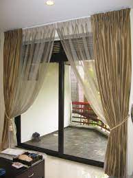 apartement luxury patio door curtain