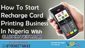 how to print recharge cards in nigeria