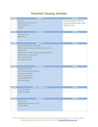 house cleaning checklist templates