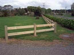2 rail fences post and rail fences