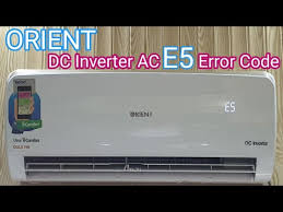 orient dc inverter ac e5 error solve in