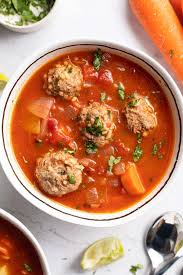 albondigas soup mexican meatball soup