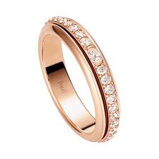 rose gold diamond ring piaget luxury