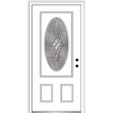 Panel Primed Steel Prehung Front Door