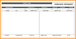 Pay Stub Template Word Free Paycheck Check 6 7 Soulective Co