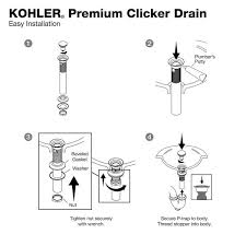 kohler premium er drain with