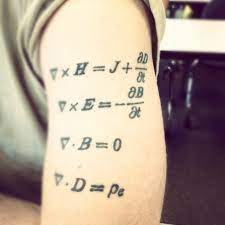Maxwell Equation Tattoo I D Get The