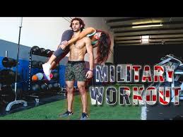 military workout routine without