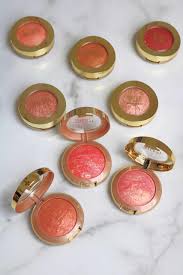 milani baked blushes swatches what