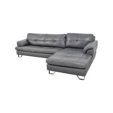 This simple designed sectional sofa can fit into any living room, master room, or loft with any kind of furniture style. 83 Off Ashley Furniture Ashley Furniture Gray Tufted Sectional Sofa Sofas