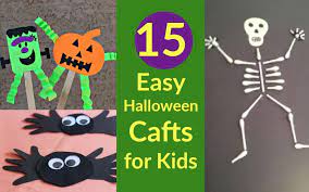 All opportunities for kids to try these crafts. 15 Easy Halloween Crafts For Kids Happiness On