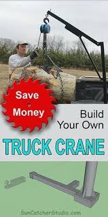 homemade diy truck crane save money