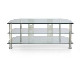 grace design clear glass tv stand