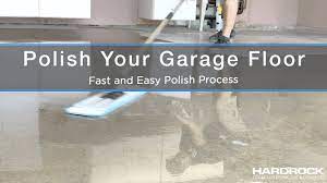 polish your garage floor fast and easy
