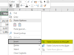 add a column in excel how to add and
