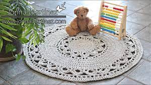 bulky cotton rug crochet rug