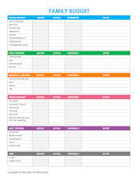 You can find an assortment of printable reading wo. Free Printable Family Budget Worksheets