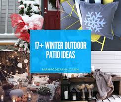17 Cozy Winter Outdoor Patio Designs