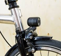 Nov Carbon Front Light Mount Specialist Brompton Upgrades Curbside Cycle