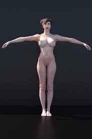Nude woman 3d model