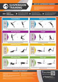 Gym And Fitness Chart Suspension Training