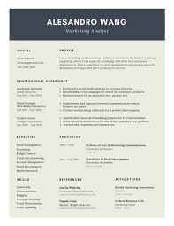 Elegant Style Two Tone Corporate Resume Templates By Canva