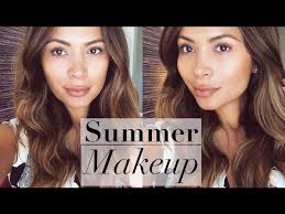 glowing skin summer makeup tutorial