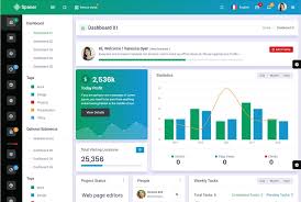 bootstrap admin dashboard template free