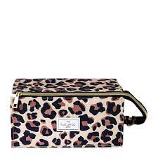 the flat lay co l makeup box bag and