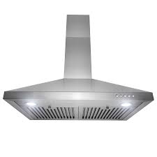 Details About Akdy 30 In Stainless Steel Push Control 3 Speed Wall Mount Range Hood