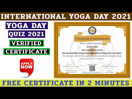 quiz on international yoga day