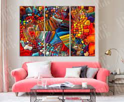Stained Glass Canvas Glass Wall Art