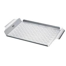 weber stainless steel grill pan 6435