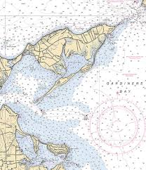 nautical chart digital art by sea koast