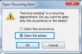 remove recurring appointments
