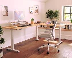l shaped standing desks for home office