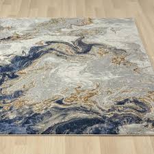 luxe weavers marble collection blue