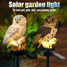 Solar Powered Garden Led Lights Owl
