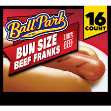 ball park bun length beef hot dogs 30