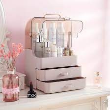 bathroom countertop cosmetic makeup