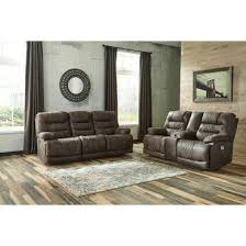 Welsford 2pc Living Room Set In Walnut