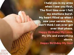 I hope this day may bring you joy, happiness your mom gave the world when she handed you the first time in my arms, happy birthday son; Happy Birthday Son Quotes Wishes For Son On His Bday Happy Birthday Son Happy Birthday Son Wishes Birthday Wishes For Son