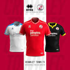 Match calendar, statistics, trophies, stadium and crawley players. News Crawley Town F C S Shirts For 2019 2020 Errea Has Focussed On Elegance Style And Research Into The Fabric Errea