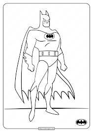 With a full range of coloring pictures for children to freely explore the interesting things of the world of coloring pictures. Printable Dc Superhero Batman Coloring Pages