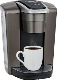 Watch the product video here. Keurig K Elite Single Serve K Cup Pod Coffee Maker Brushed Slate 5000197490 Best Buy