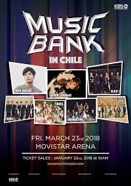 Music Bank In Chile Lineup Kpopmap