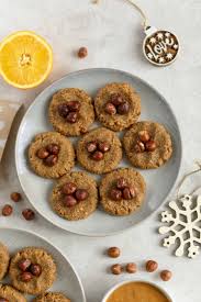 vegan orange hazelnut cookies recipe